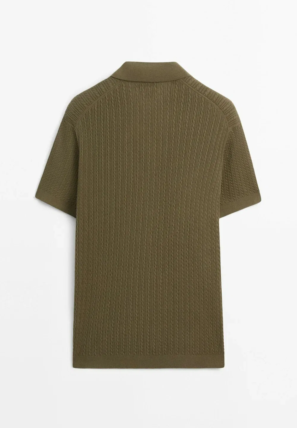 Рубашка поло Massimo Dutti, Green — фото 2