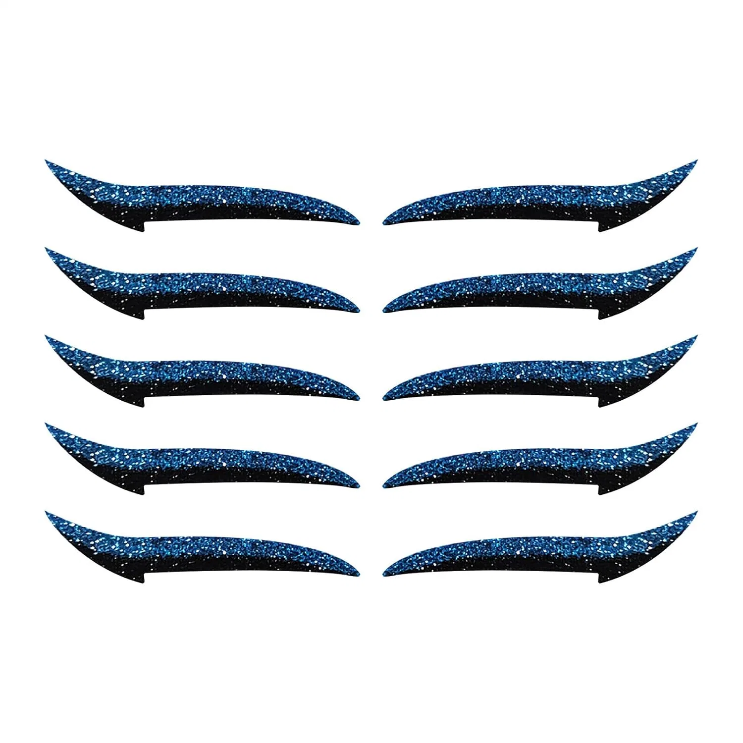 Наклейки для подводки глаз, самоклеящиеся, 10 шт, Arroopu, Blau