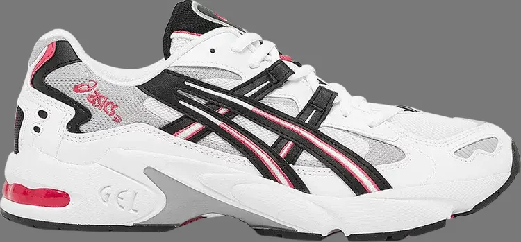 

Кроссовки gel kayano 5 og 'white black' Asics, белый