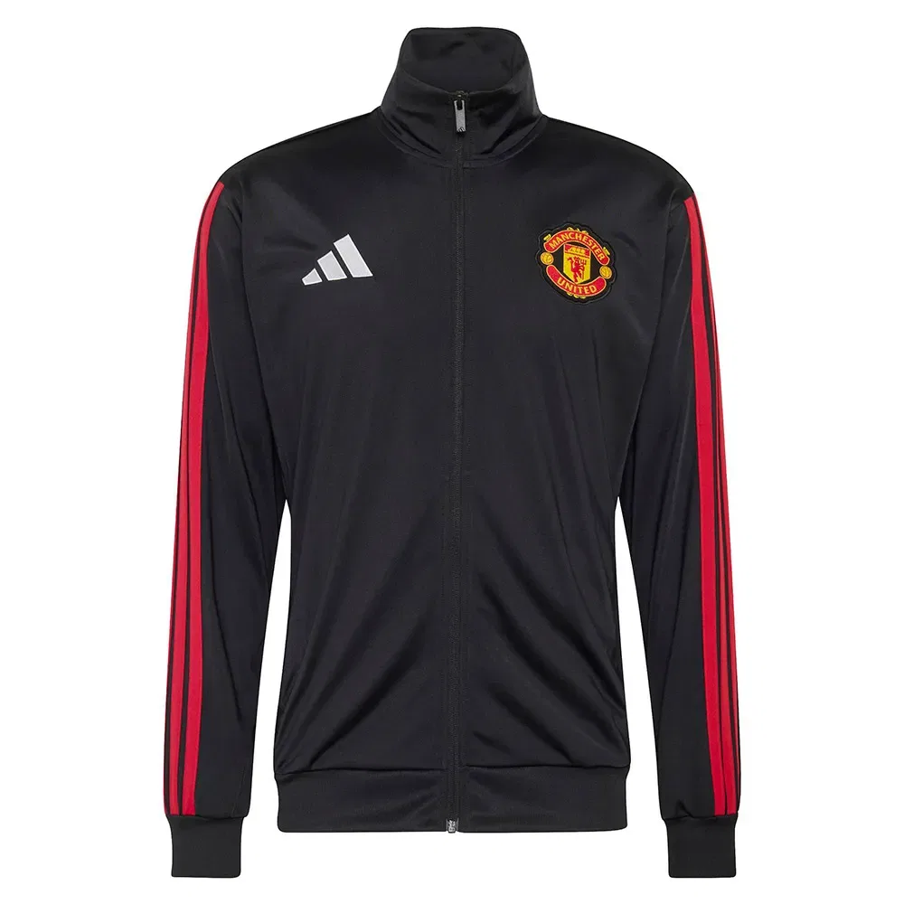 Мужская куртка из трикотажа Manchester United DNA Adidas, Black — фото 3