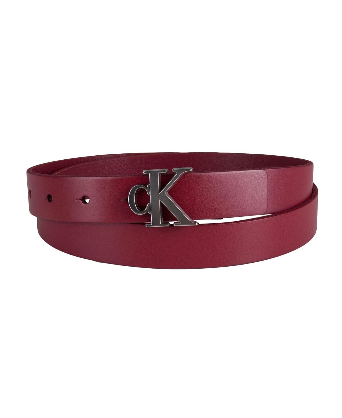 

Женский узкий ремень с пряжкой с монограммой ck Calvin Klein