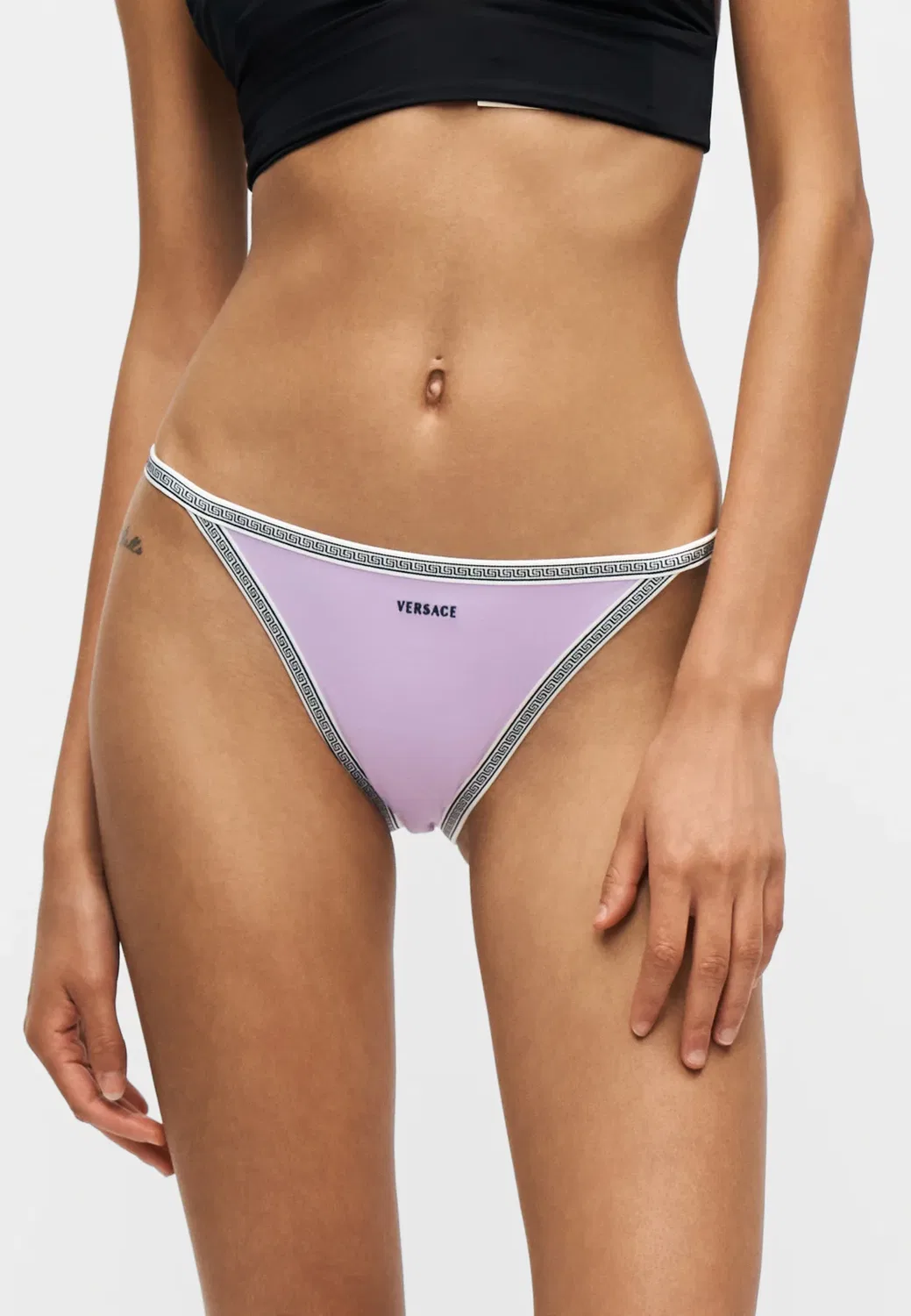 Responsible elastico greca - плавки бикини Versace, Lilac