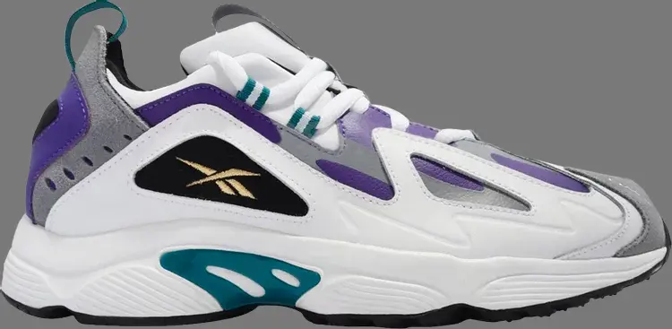 

Кроссовки dmx series 1200 'white team purple teal' Reebok, белый