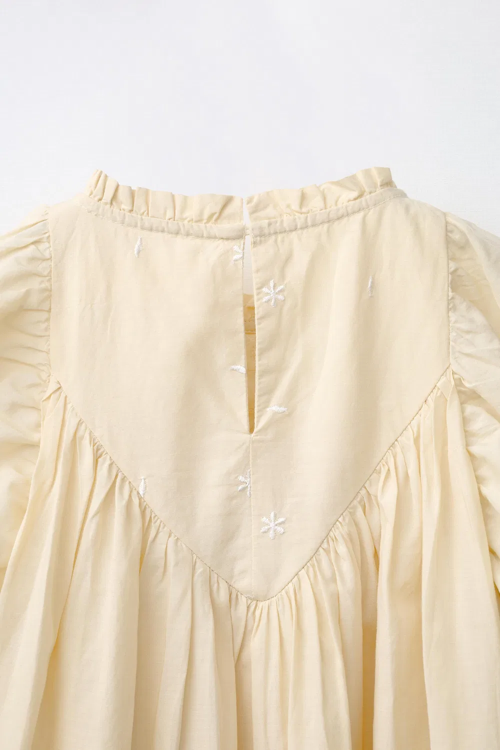 Платье, расшитое бисером ZARA, Light Yellow — фото 4