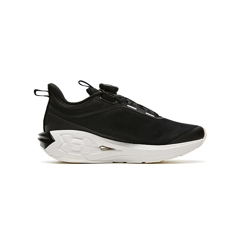 Детские беговые кроссовки с полным покрытием, Black, Under Armour — фото 4