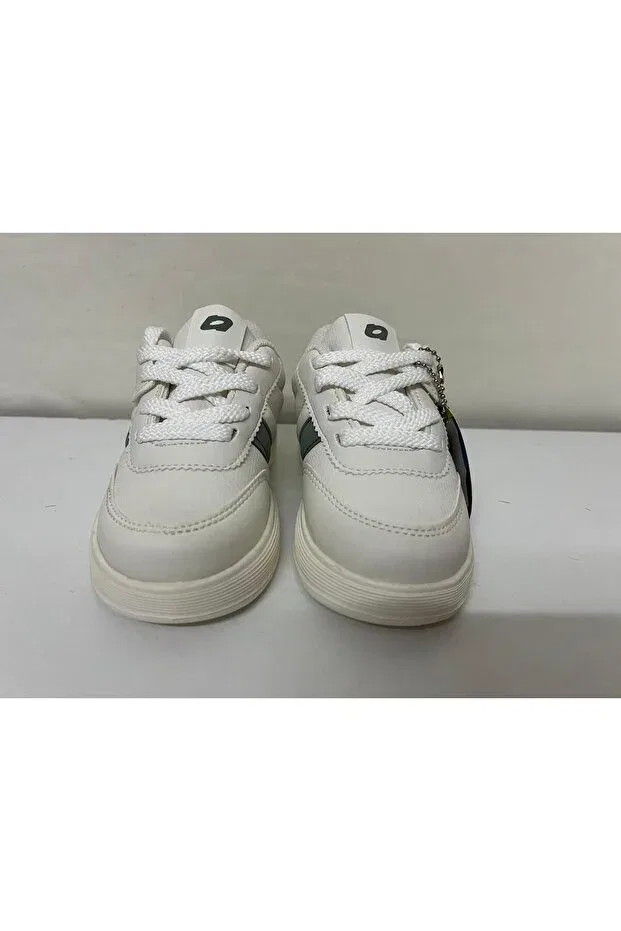 Детские кроссовки для мальчиков водонепроницаемые Basics Mina Spor, White-Khaki — фото 3