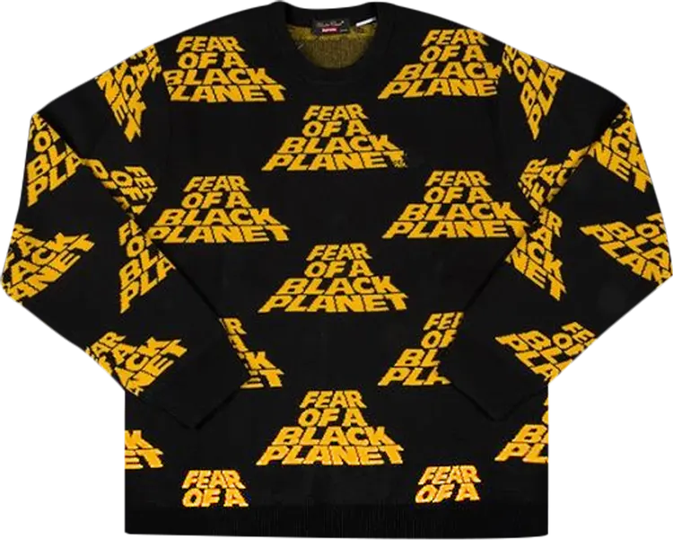 

Свитер Supreme x Undercover x Public Enemy Sweater 'Black', черный