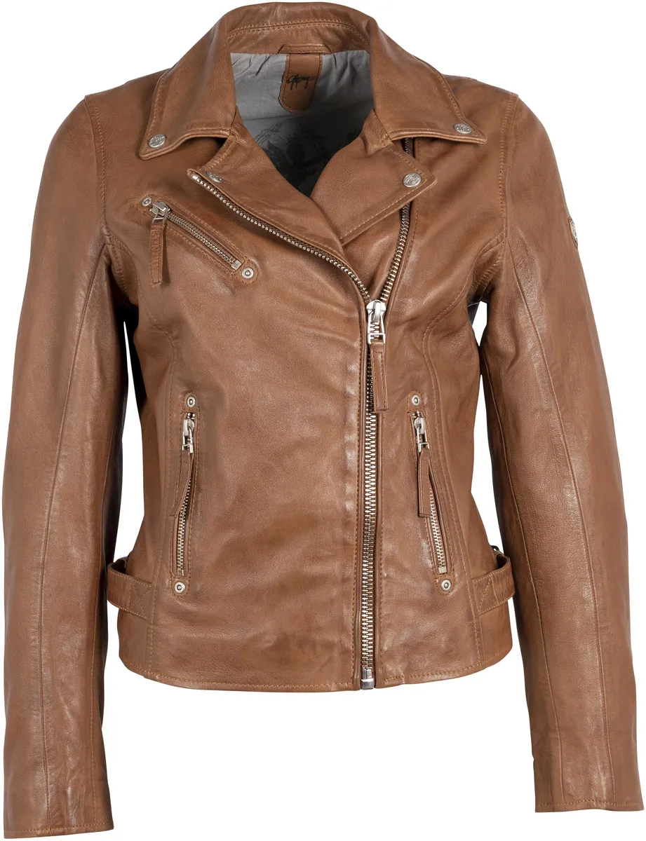 

Цыганская кожаная куртка "PGG W14 LEGV" Gipsy, цвет Cognac