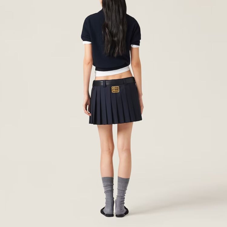 Юбка Miu Miu, синий — фото 4