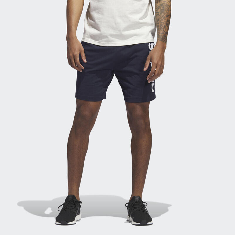 

AEROREADY Essentials одинарные шорты из джерси с линейным логотипом ADIDAS, цвет azul