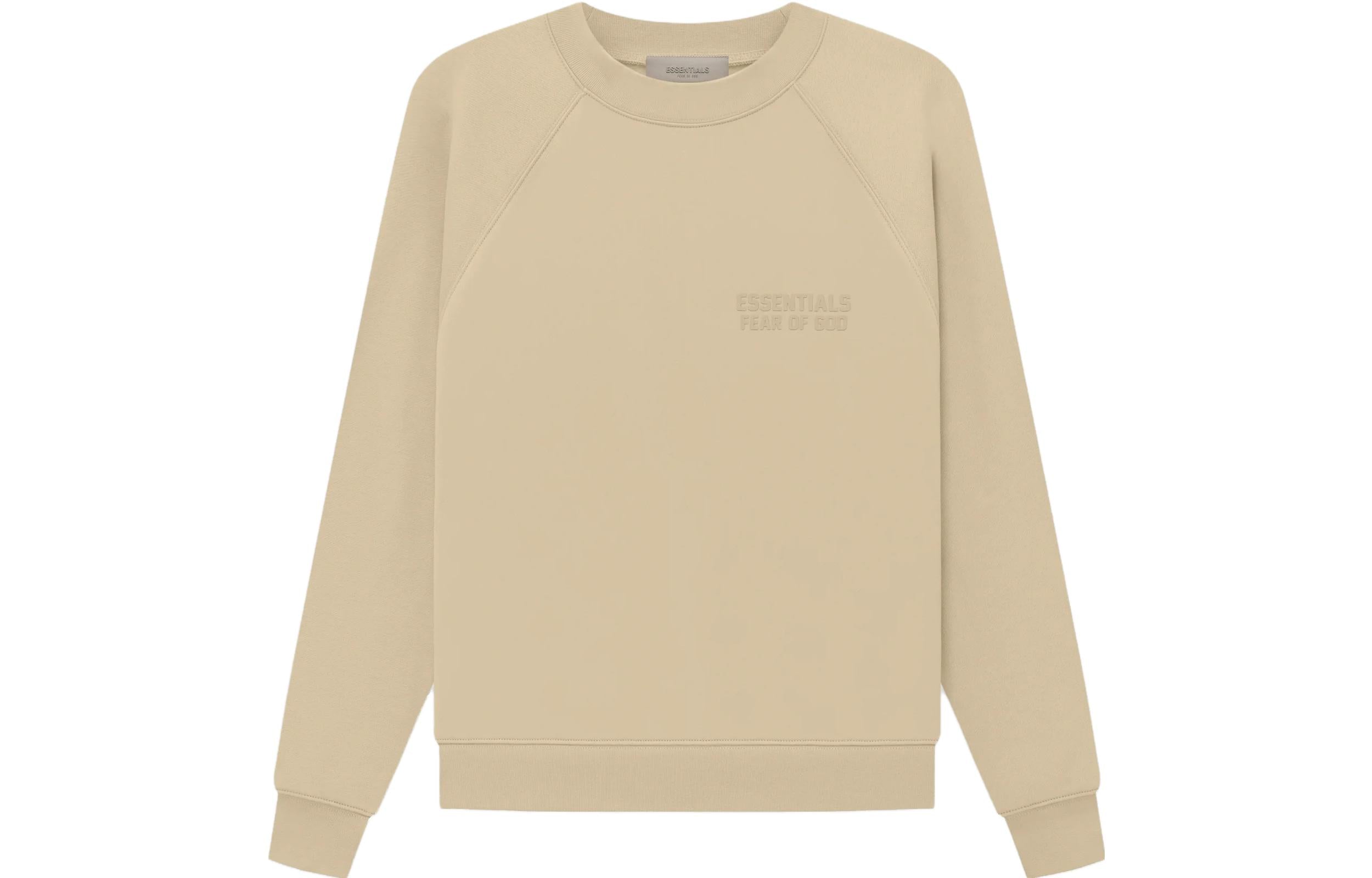 Толстовка Fear of God Essentials Crewneck Sweatshirt 'Sand' 192BT222044F, бежевый — фото 2