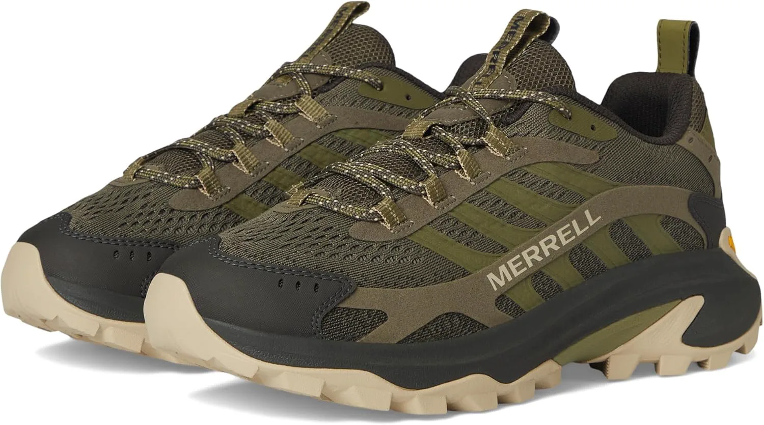 Мужские походные кроссовки Merrell Moab Speed 2, оливковый — фото 4