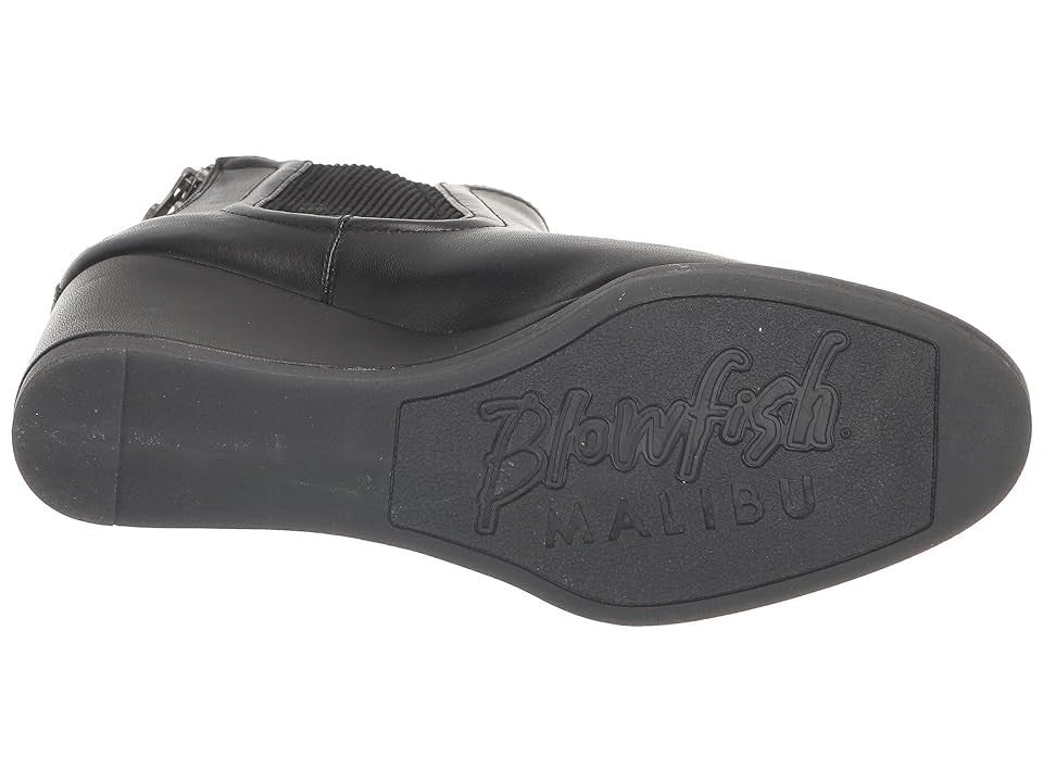 Ботинки Blowfish Malibu Praline BF-10257 женские черные на танкетке — фото 3