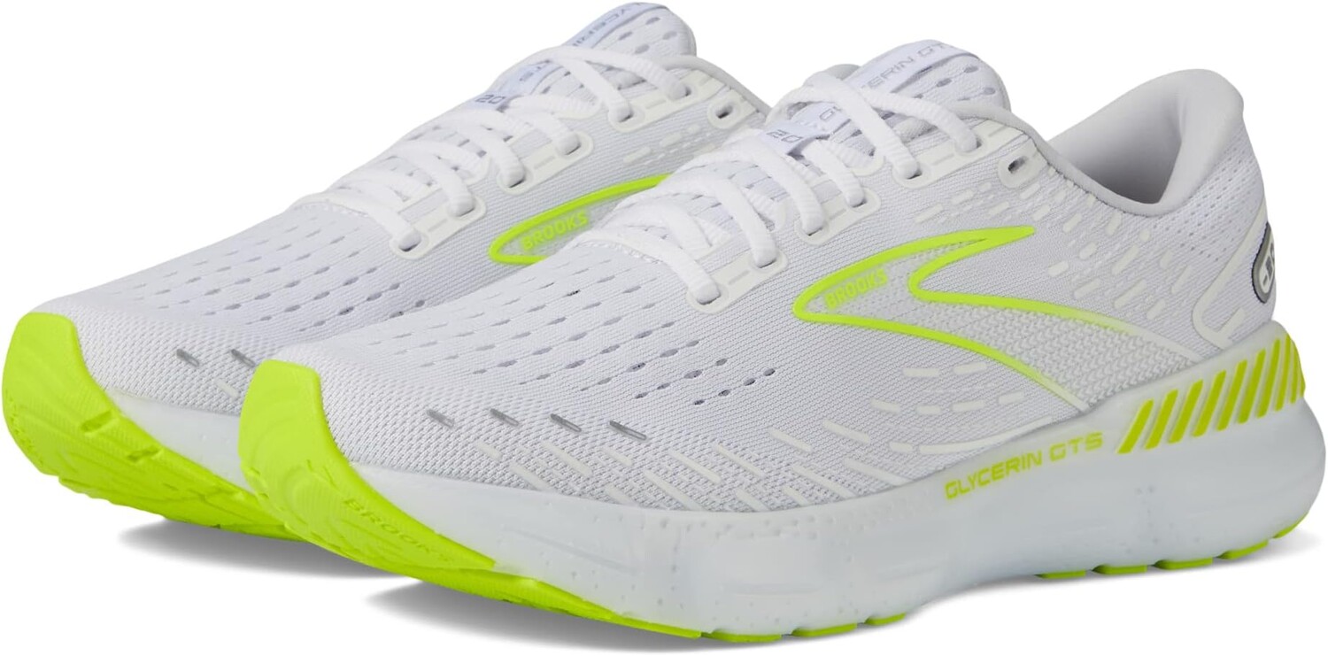 

Кроссовки Brooks Glycerin GTS 20, цвет White/Nightlife