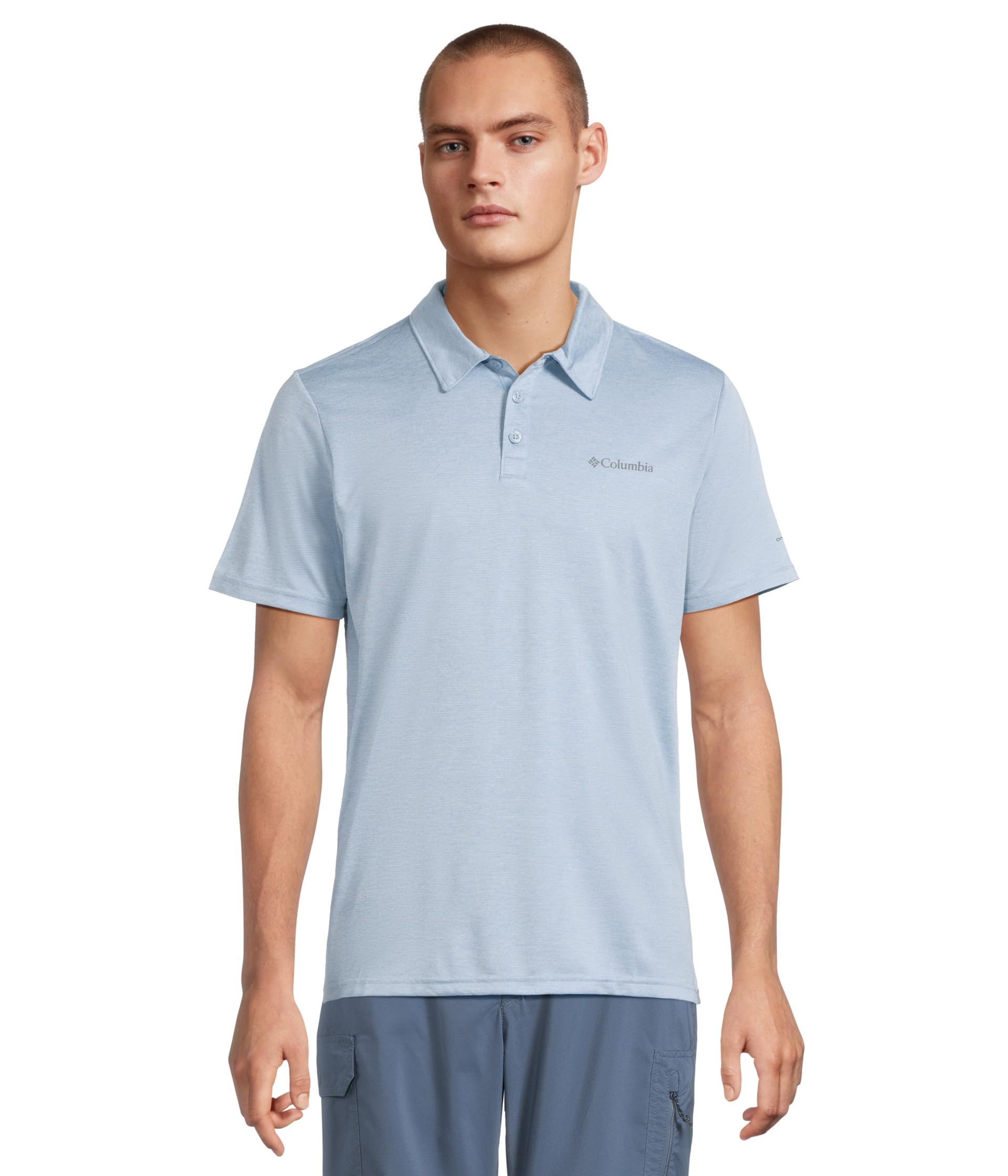 

Поло Columbia Hike Polo, цвет Ripple Blue