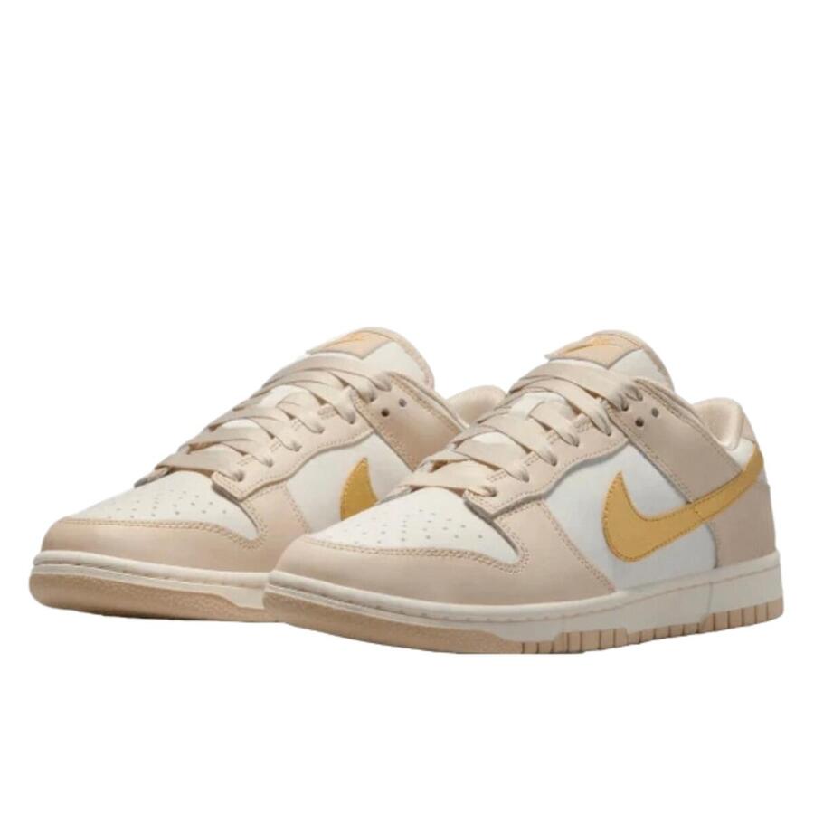NIKE Кроссовки Dunk Low Phantom Metallic Gold — фото 2
