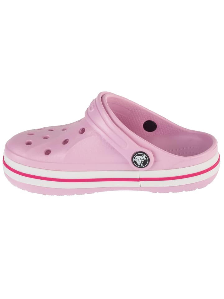 Детские сабо Crocs Bayaband розового цвета — фото 2