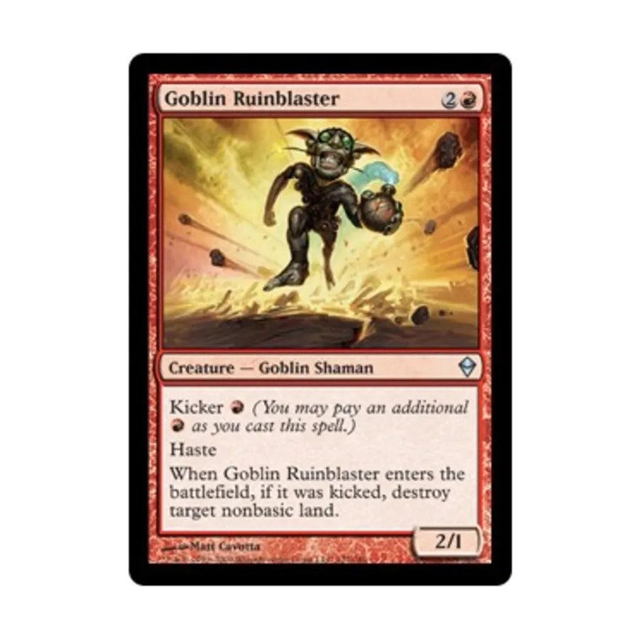

CCG Гоблин Руинбластер (U), MTG - Zendikar