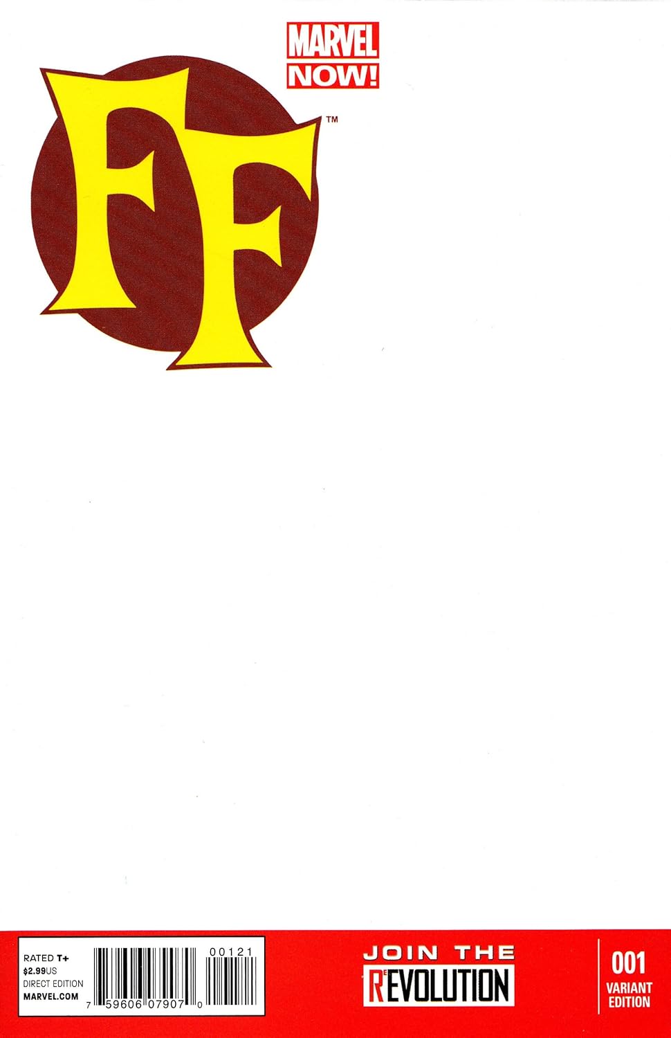 

FF (Issue #1 -Blank Cover Variant) (Marvel)