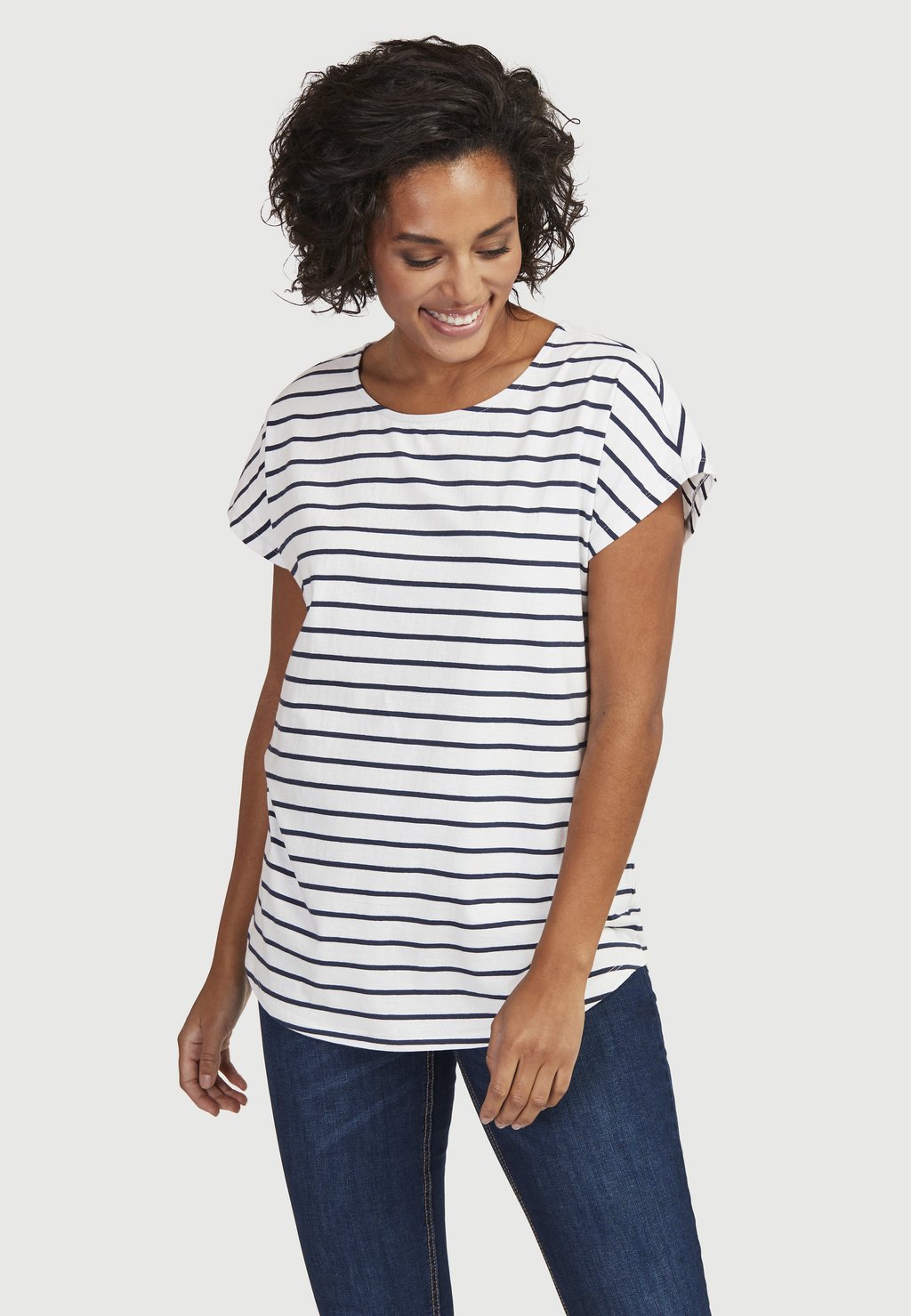 

Футболка с принтом ALMA STRIPE 2 PACK - Basic T-shirt Cellbes of Sweden, темно-синий