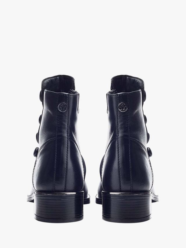 Ботильоны из кожи elita с рюшами Moda in Pelle, черный — фото 4