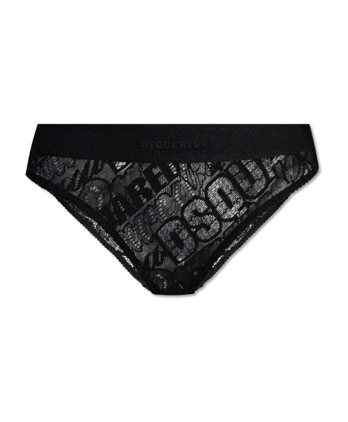 

Кружевные трусы Dsquared2, черный