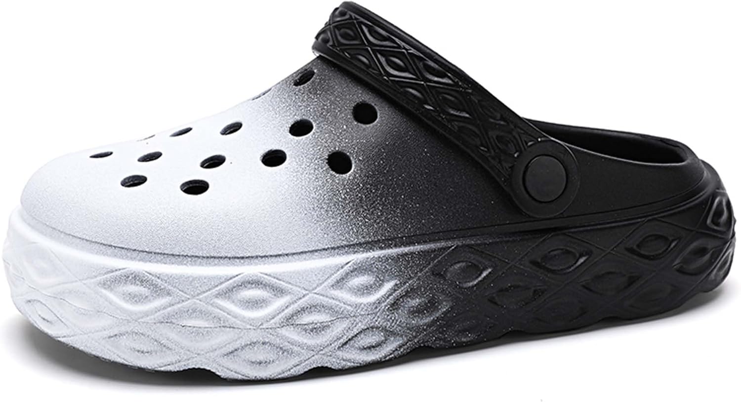 

Летние сандалии мужские и женские, сабо, садовая обувь, нескользящие, быстро сохнущие, пляжные, домашние, для душа, мюли с регулируемым каблуком Generic, черный