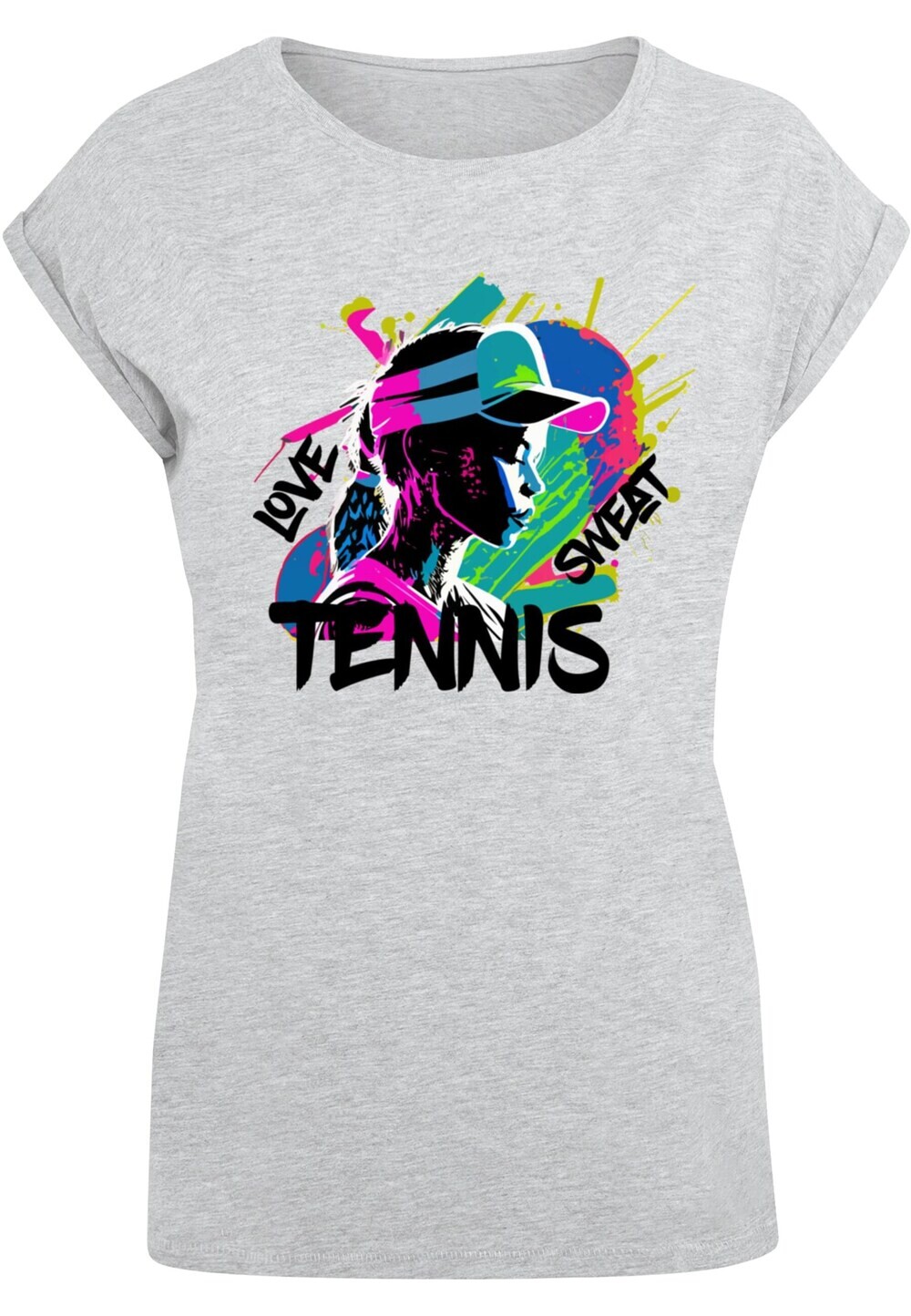 

Рубашка Merchcode Tennis Love, Sweat, светло-серый