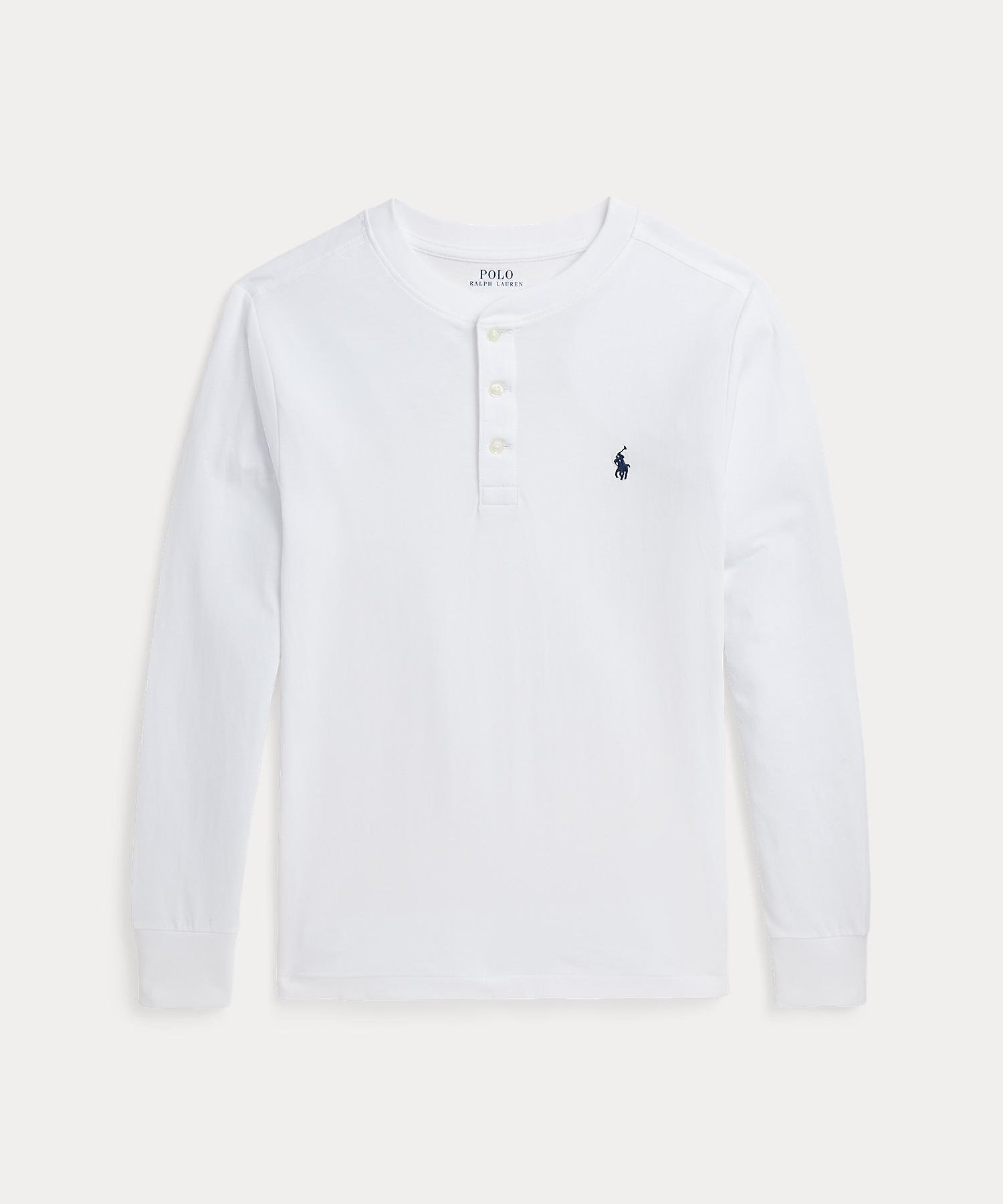 Хлопковая трикотажная рубашка-поло (Для мальчиков 8-20 лет) Polo Ralph Lauren, 100 White