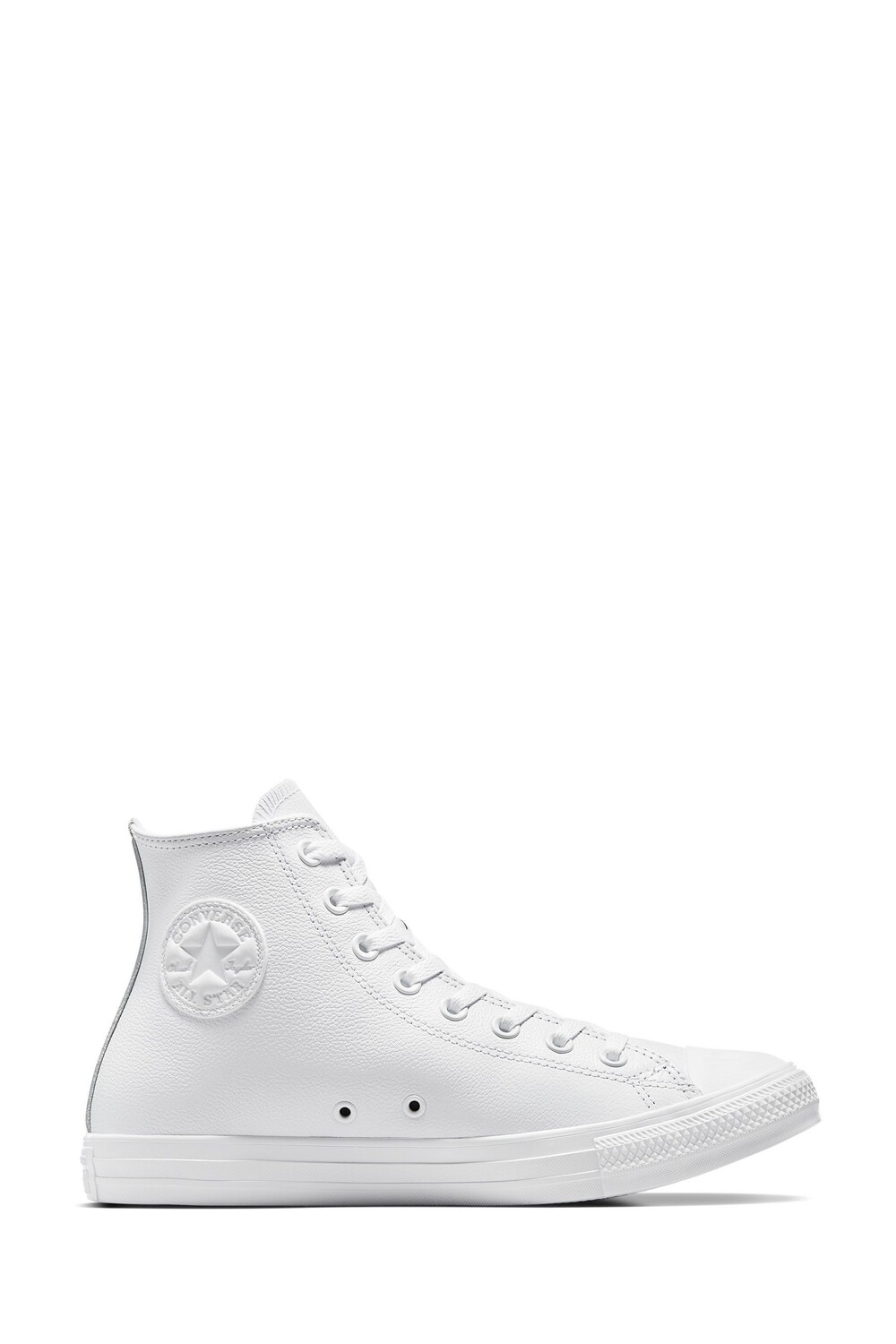 Кожаные высокие кроссовки Chuck Taylor Converse, белый — фото 2