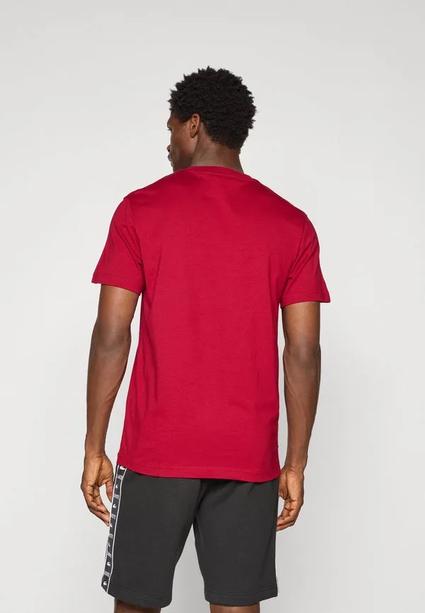 Футболка с принтом в виде ленты Lacoste Sport, Bordeaux — фото 3