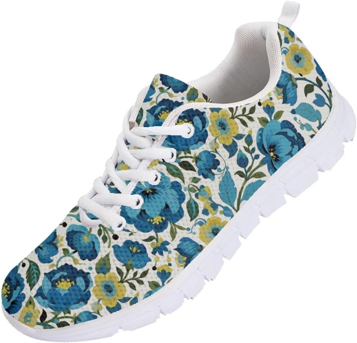 

Мужские кроссовки Funnydude Funny Print для осенних прогулок, удобные с дышащей сеткой, синий