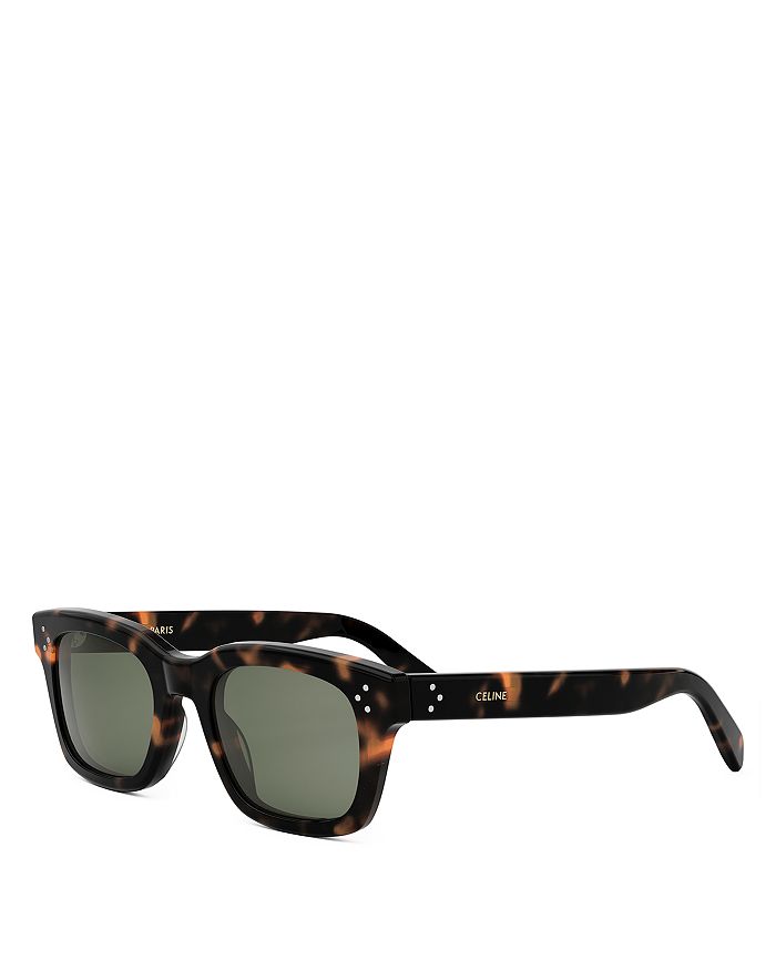 

3 Dots Geometric Sunglasses, 51mm CELINE, синий