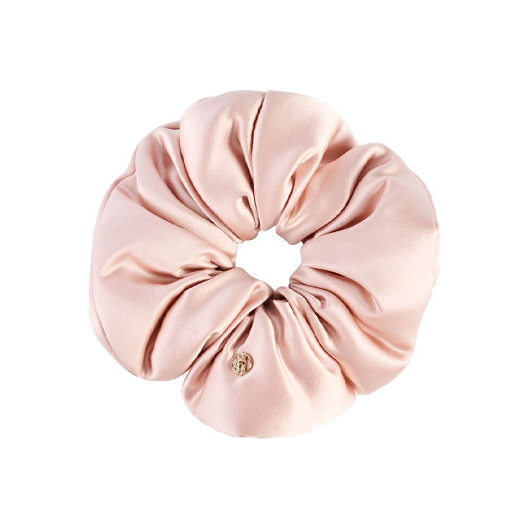 

Шелковая резинка для волос Mulberry ELLE, shell розовый