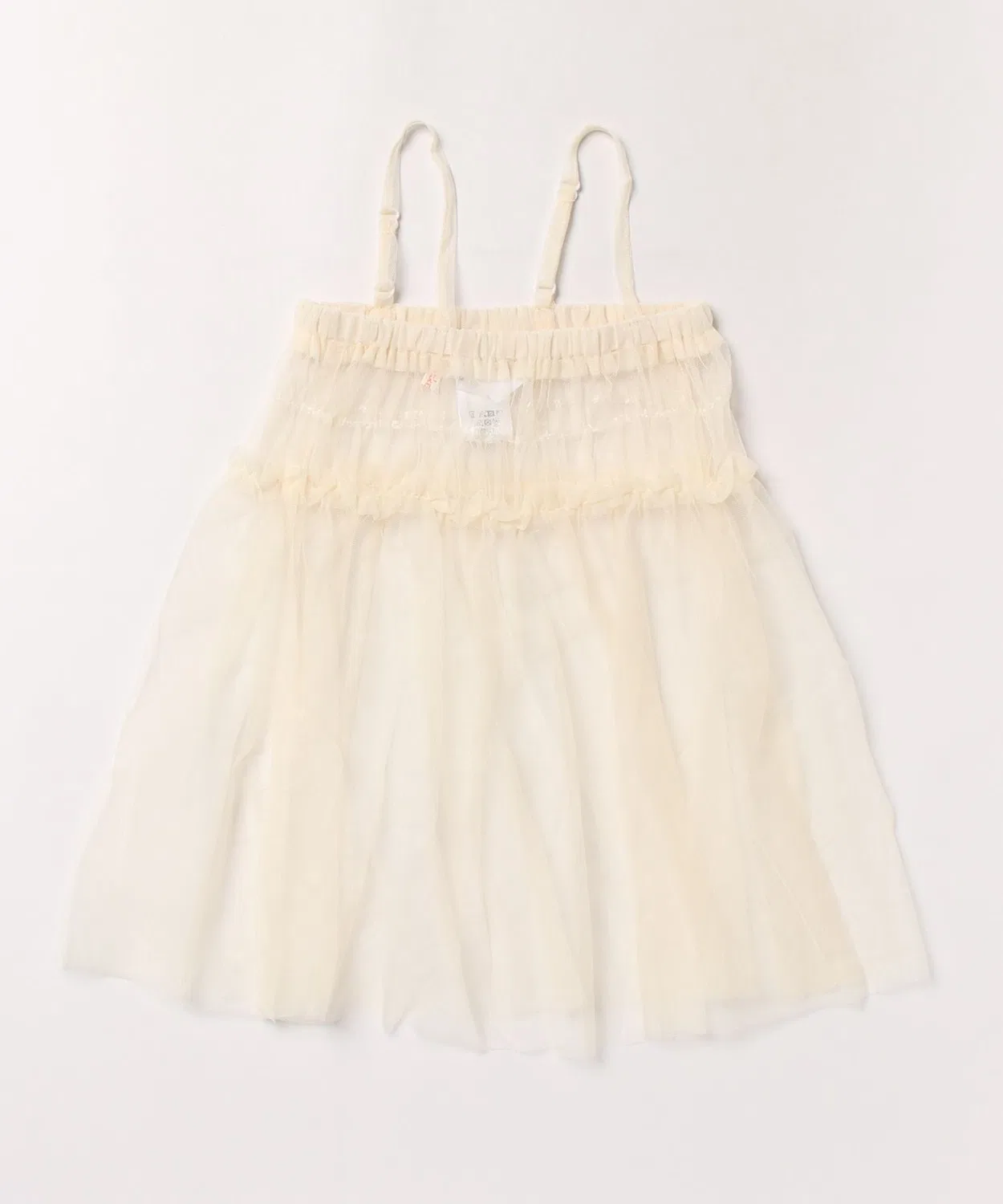 Детское платье из фатина с рюшами MARKEY'S, Beige