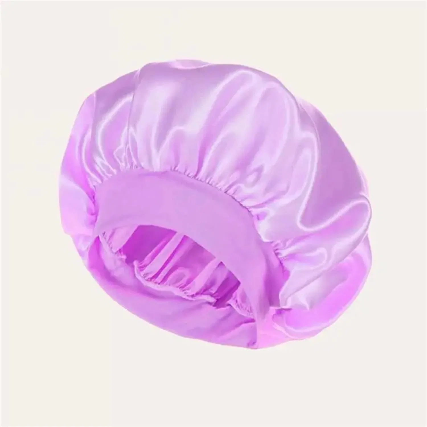 Шапочка для душа Satin, DYYEUAVT, 1 шт, Pink Purple