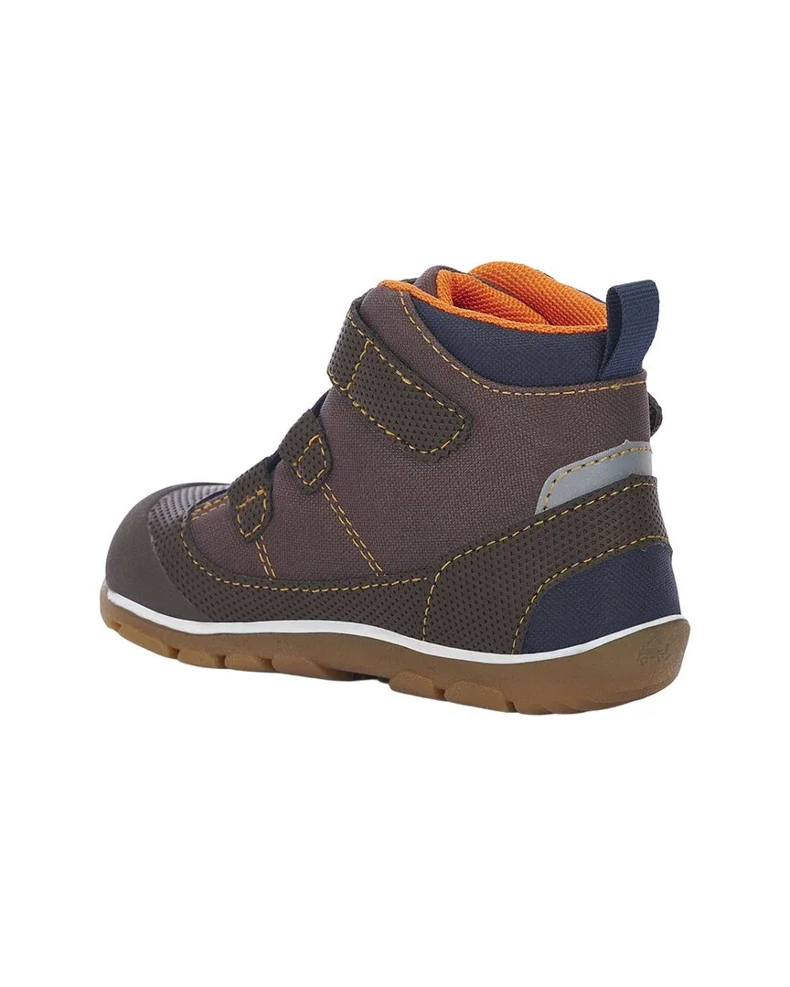 Детские зимние ботинки на шнуровке с мембраной Sam II WP Boot See Kai Run, Chocolate Brown — фото 3