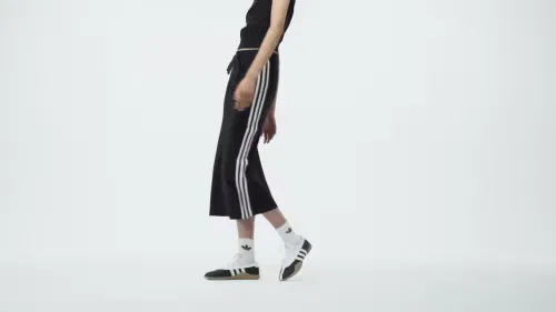 Женская вязаная юбка с эластичным поясом Knitted Skirt Adidas Originals, черный/белый — фото 2