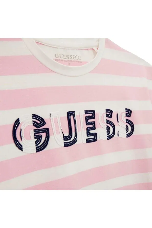 Детская футболка для девочек с принтом Guess, S69d — фото 3