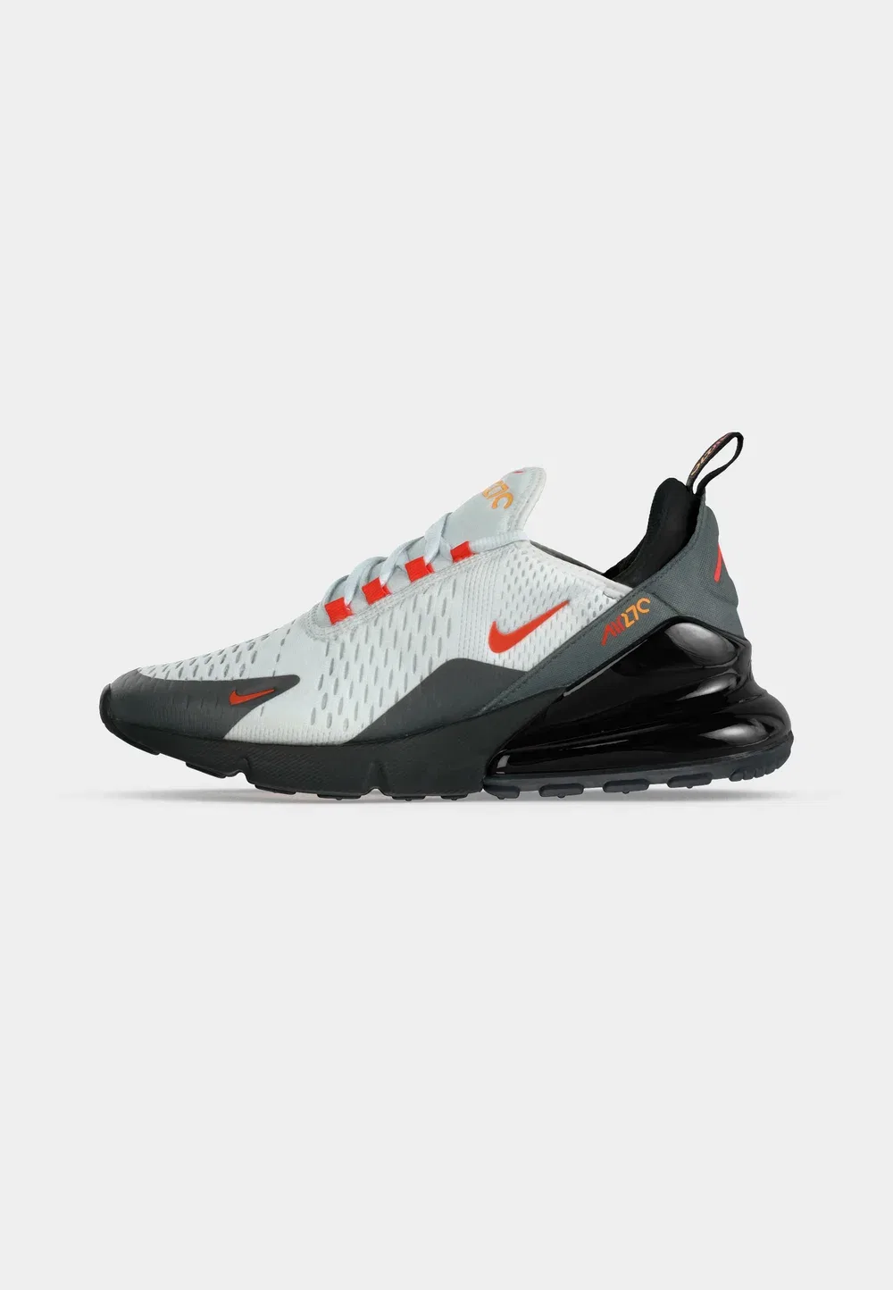 Кроссовки Air Max 270 унисекс Nike Sportswear, Off White/Picante Red/Black/Laser Orange/Iron Grey — фото 2