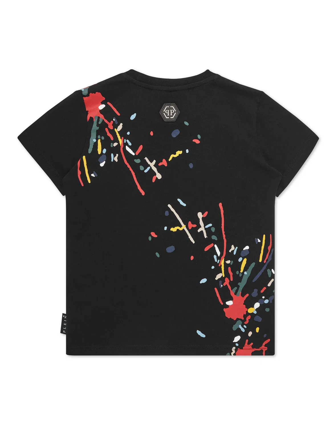 Детская футболка с принтом Paint-Splash PHILIPP PLEIN, White — фото 3