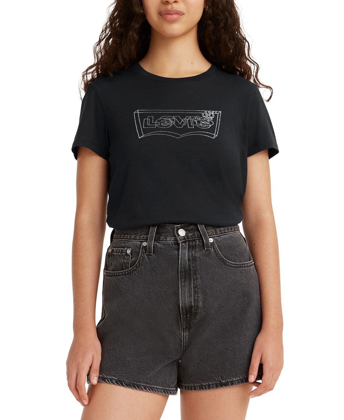 

Женская футболка perfect с графическим логотипом Levi's, мульти