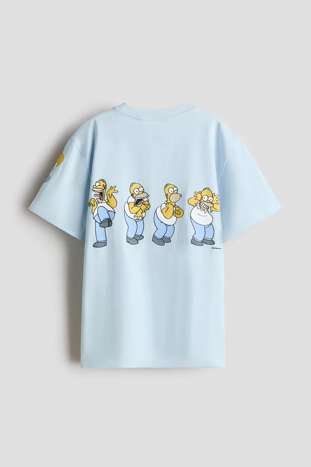 Футболка с принтом H&M, Hellblau/Die Simpsons — фото 3