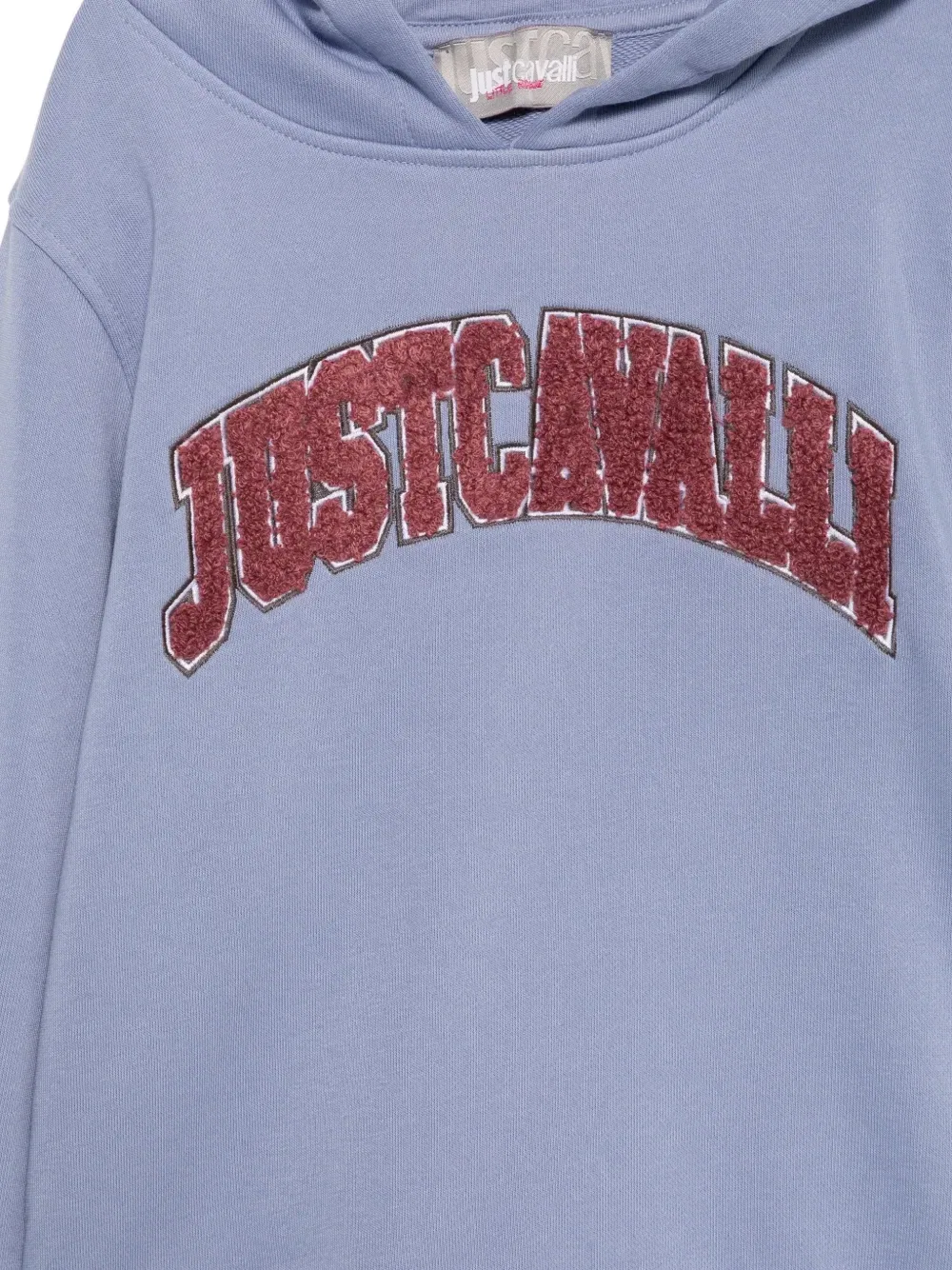 Толстовка с нашивкой-логотипом Just Cavalli Kids, синий — фото 3