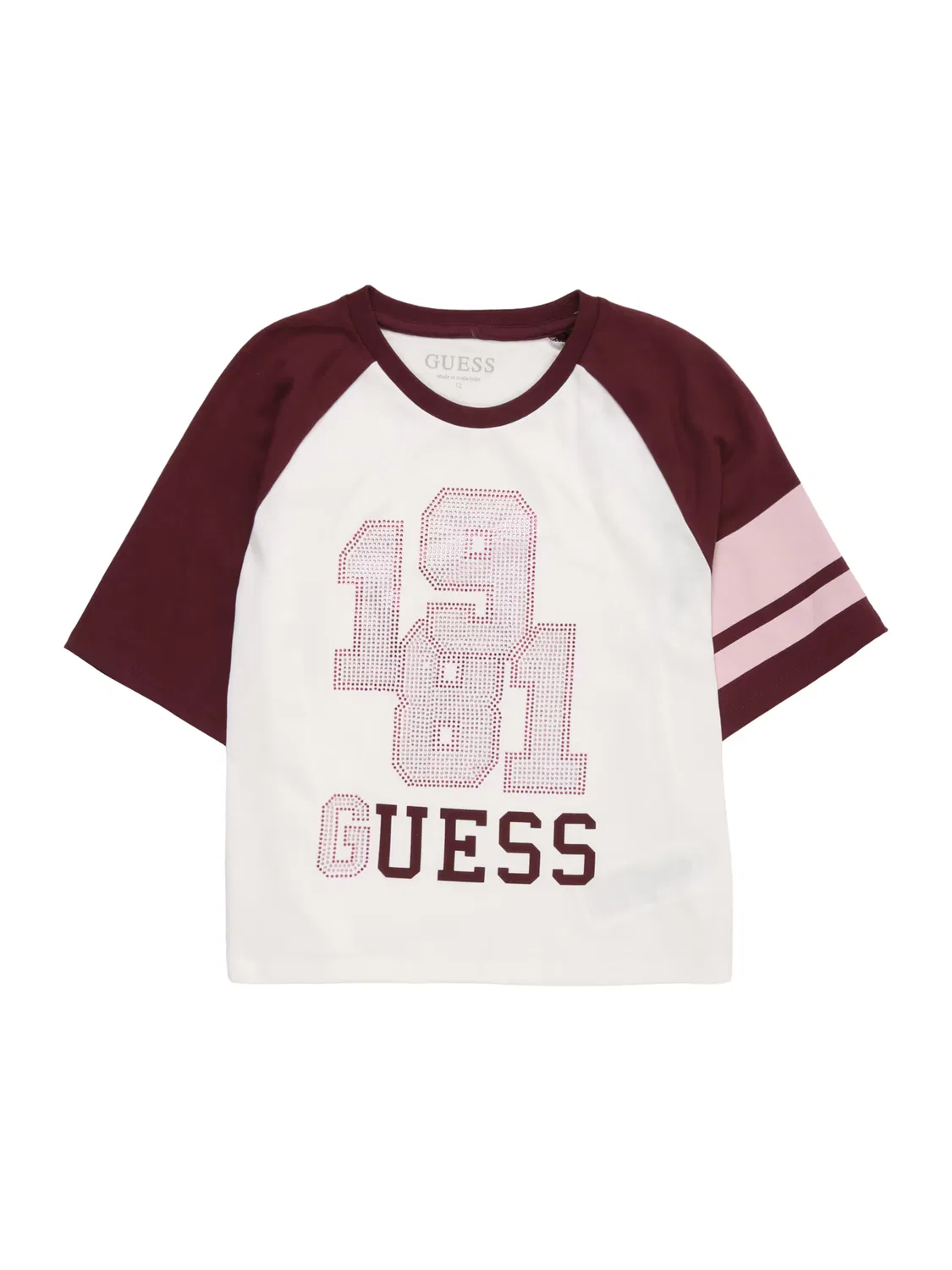 Рубашка Guess RAGLAN белого цвета