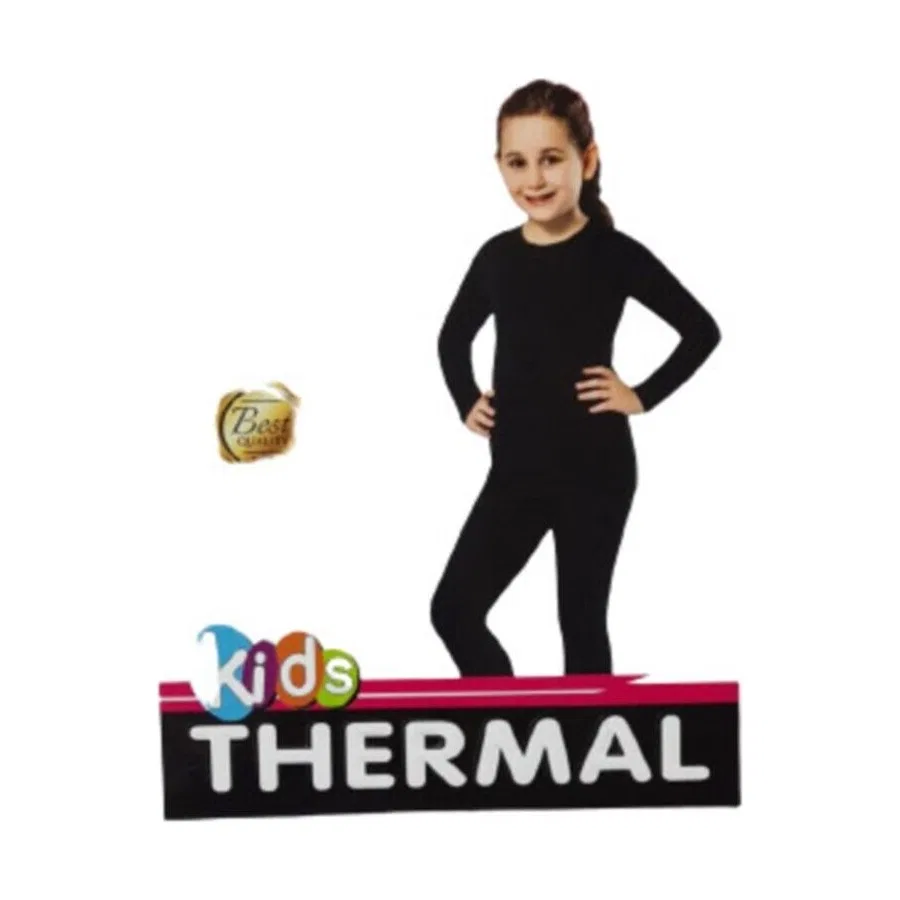 Термические леггинсы для девочек Bonbonetti Chocolate Baby&Kids, Черный