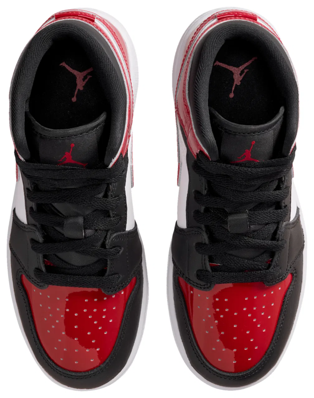 Кроссовки для мальчиков Air 1 Mid SE Jordan, цвет White/Varsity Red/Black — фото 4