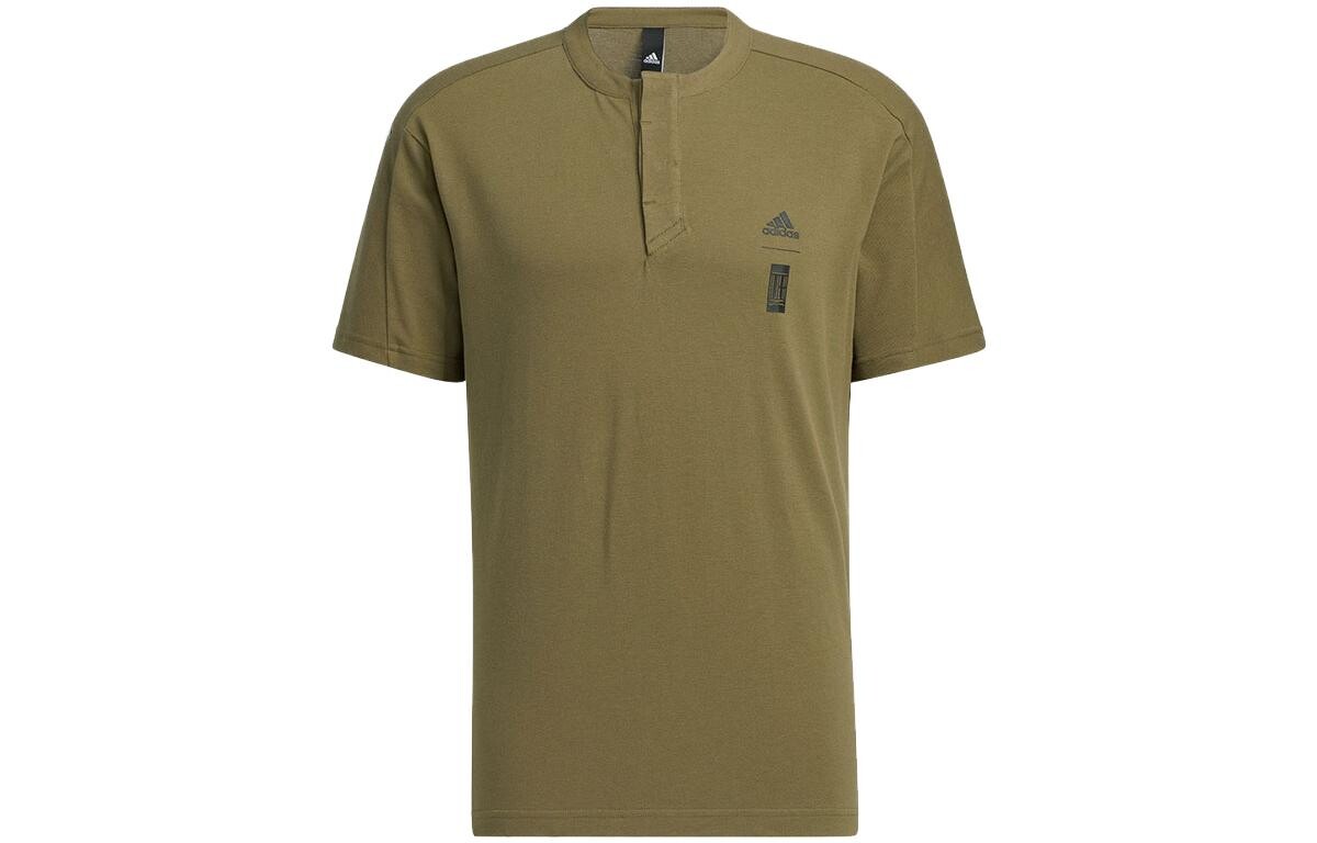 

Футболка мужская оливково-зеленая Adidas, оливково-зеленый