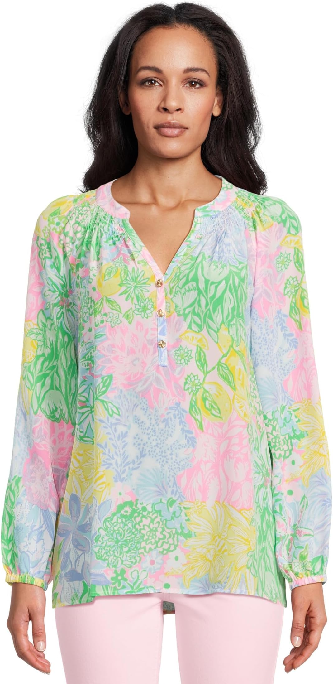 

Топ Lilly Pulitzer Elsa Top, Multi Bright Delight PatchSee Less