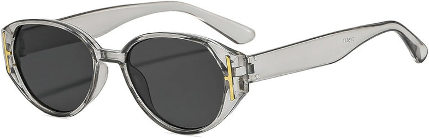 

Солнцезащитные очки Willochra овальной формы для женщин, модные очки «кошачий глаз» с градиентным переходом цвета, винтажные овальные очки 90-х годов, защита от ультрафиолета UV400, C3